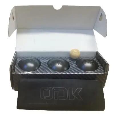 Boule de Pétanque Lisse Très Tendre Acier carbone Oddeka Zeus Carbone 2/4