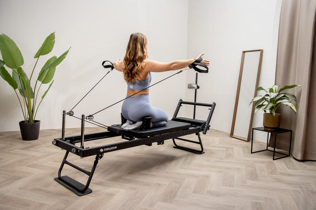 Pilates Reformer Pro – Pieghevole – Nero 9/10