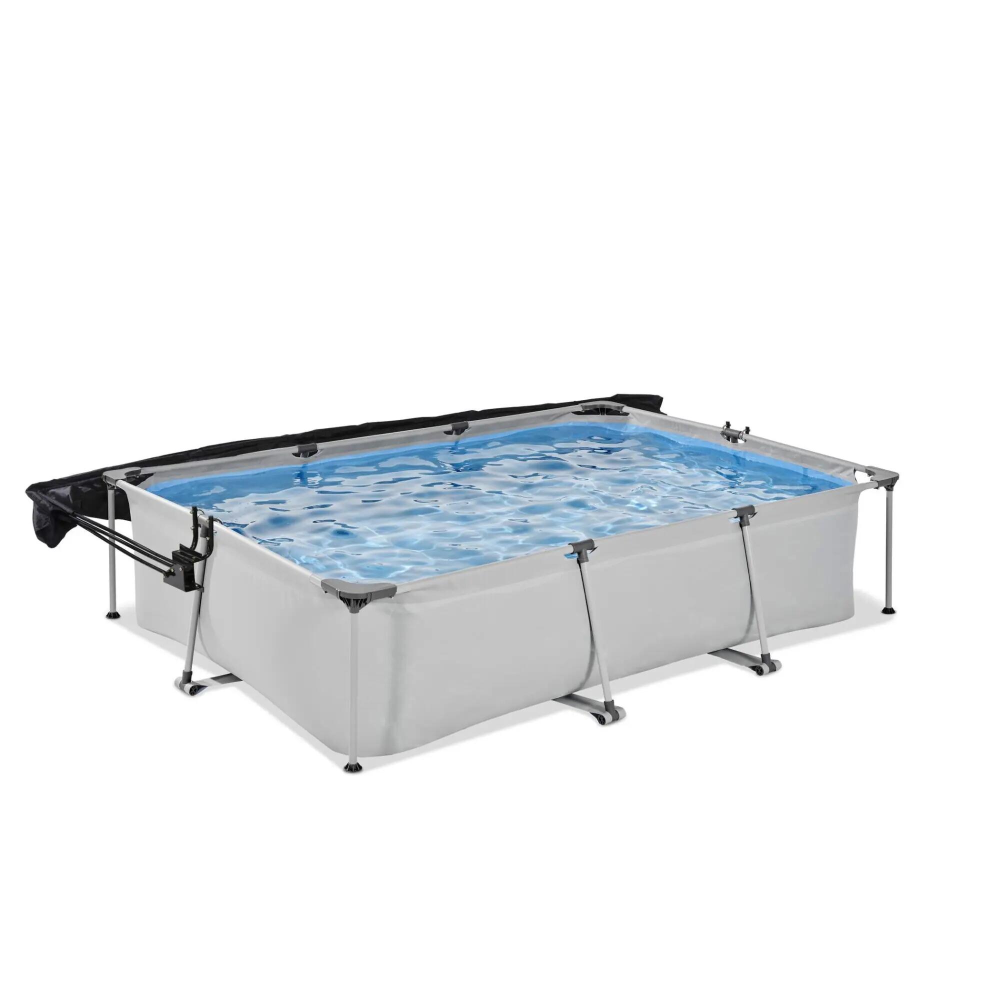 Piscine 300x200x65cm avec voile d'ombrage et pompe filtrante 2/7
