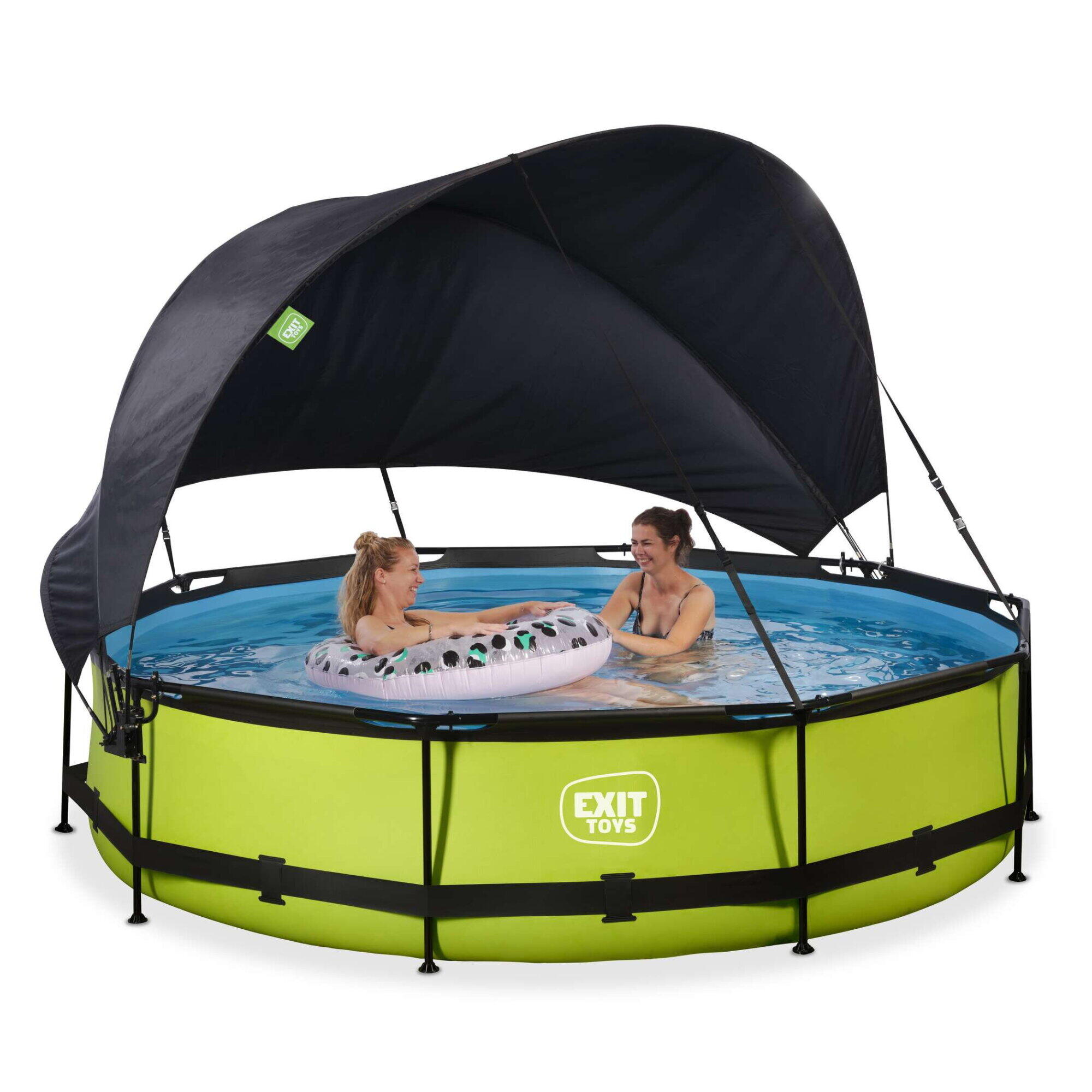 Pool ø360x76cm mit Sonnensegel und Filterpumpe 6/7