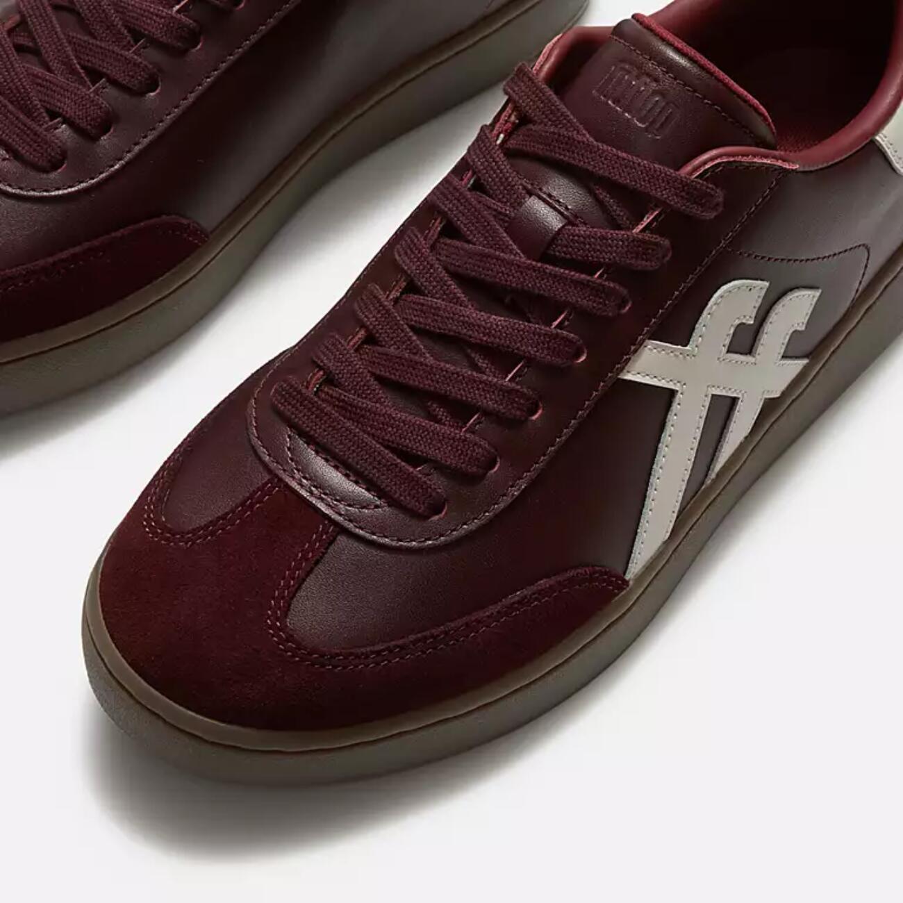 The Dash FF Mens Suede Leather T-Toe Trainers 5/7
