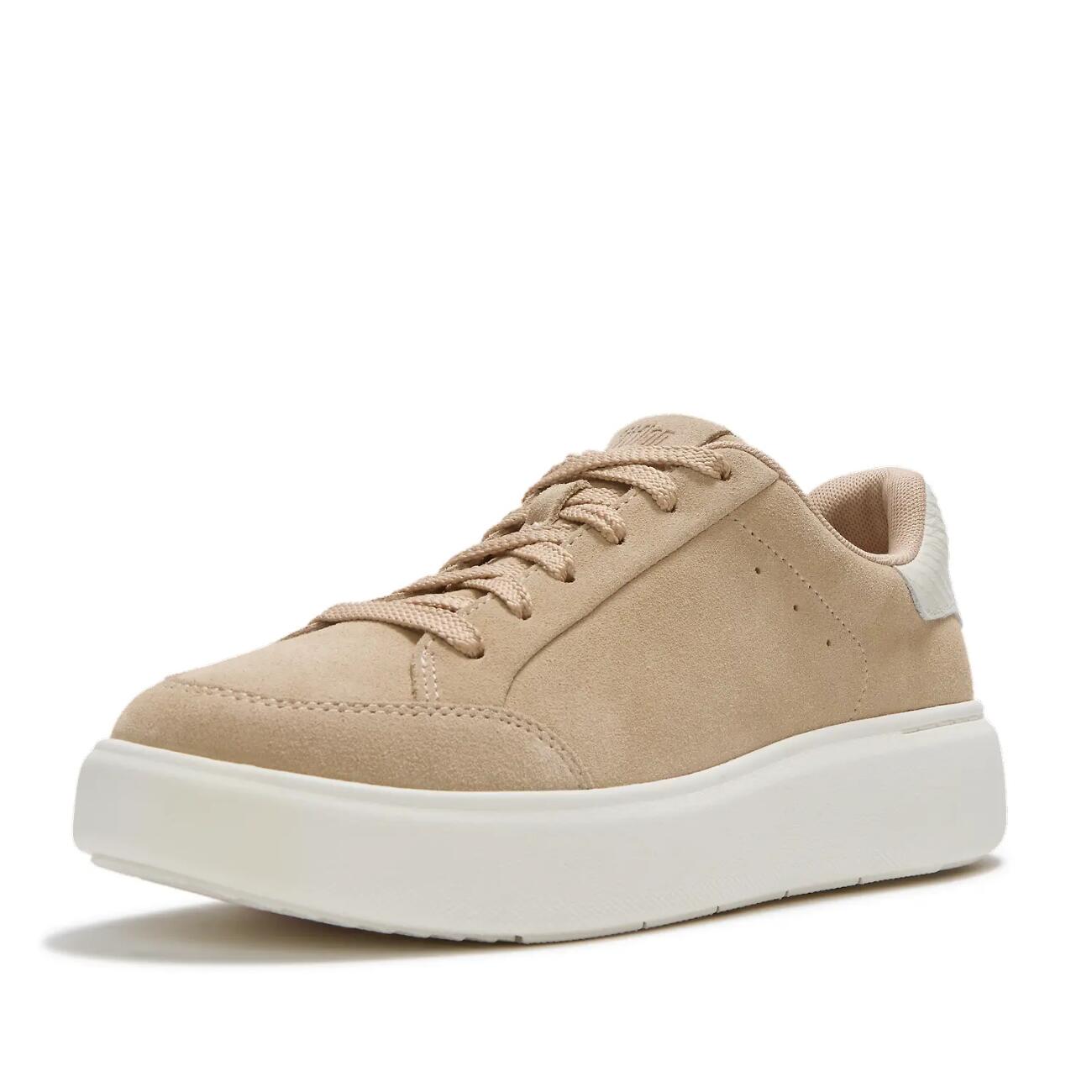 FITFLOP RTG Suede Snake Lace Up Sneakers  HAZELNOOT 40 3/7