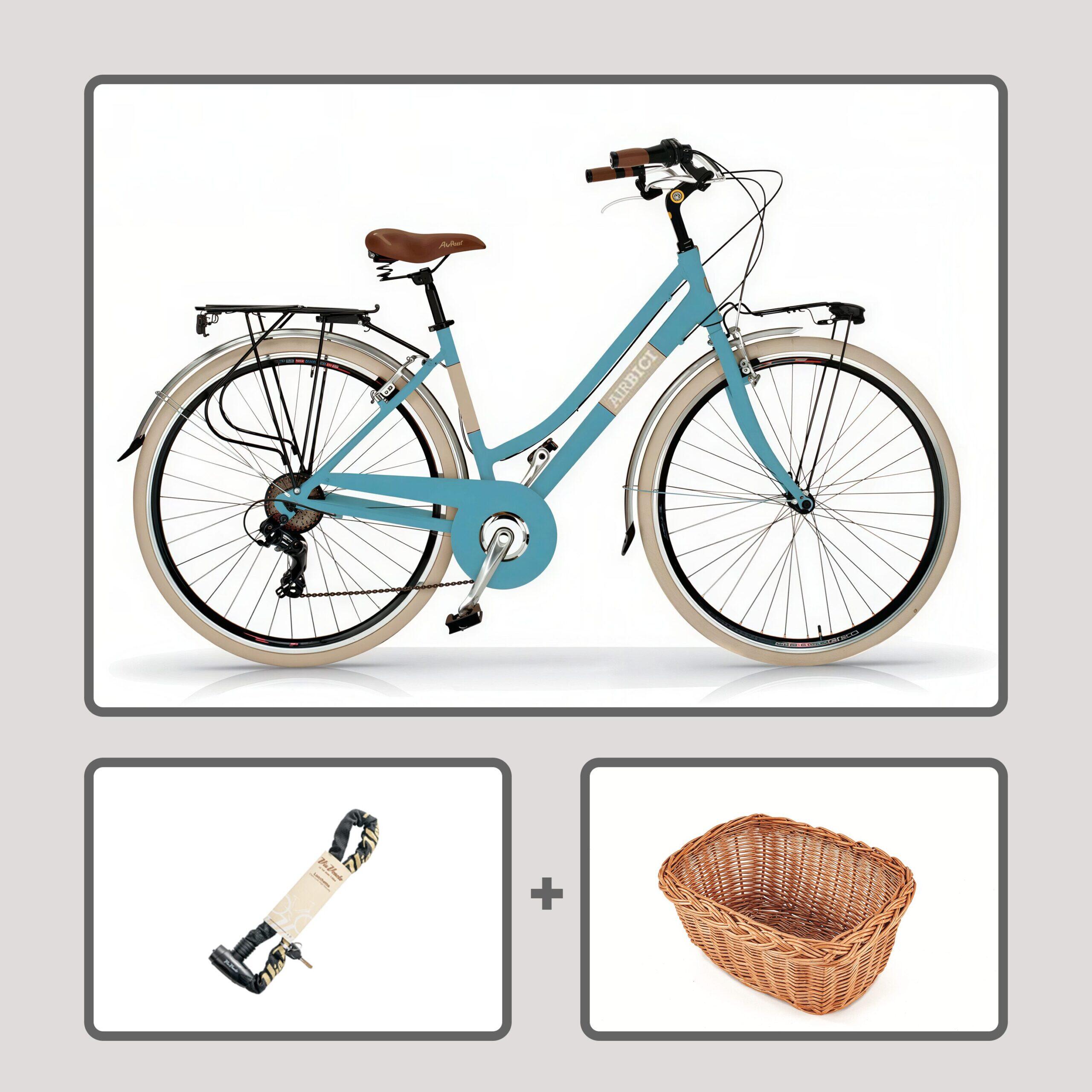 Rower miejski Airbici Elegance Lady 28”, 6-biegowy