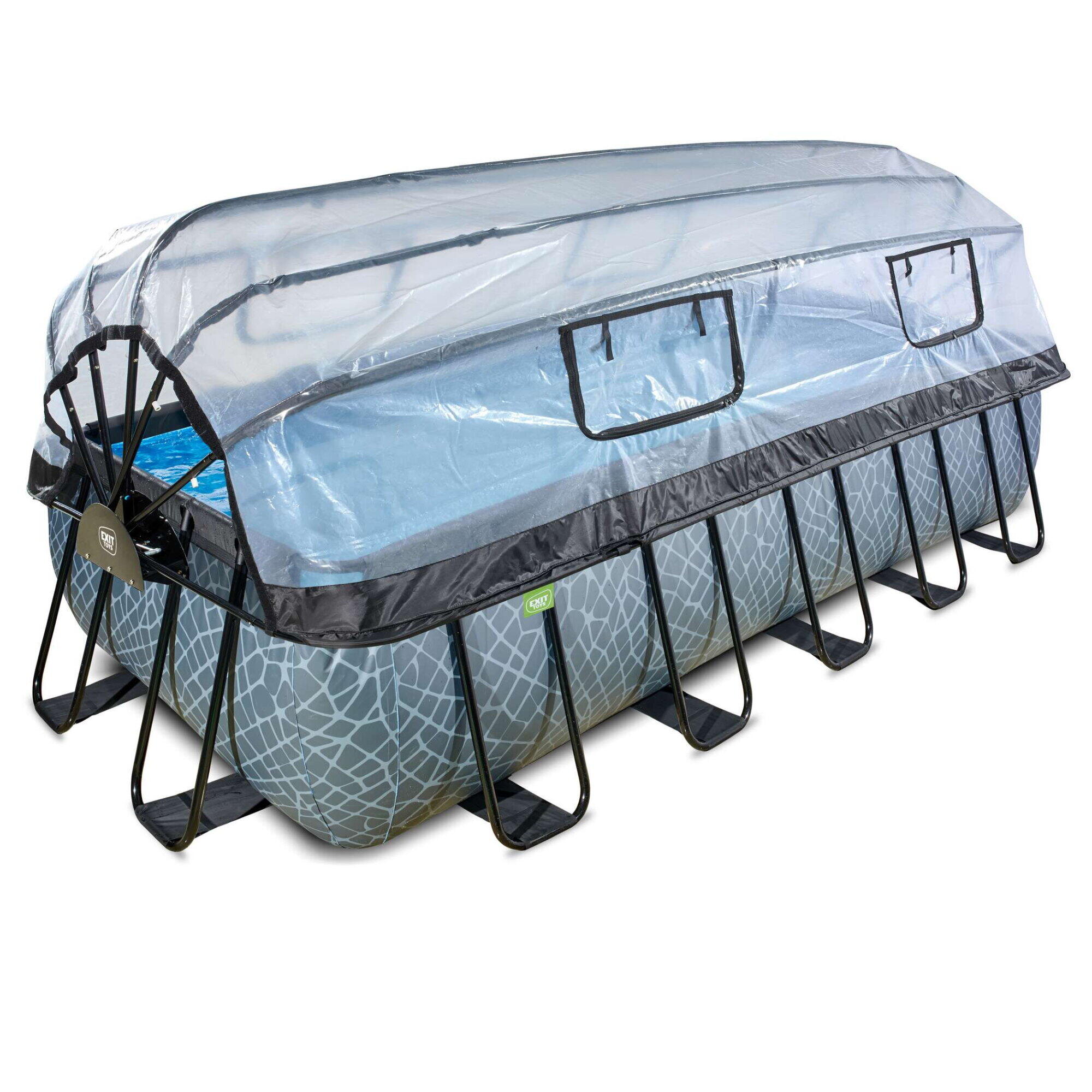 Basen 540x250x122cm z kopułą i pompą z filtrem piaskowym 2/7