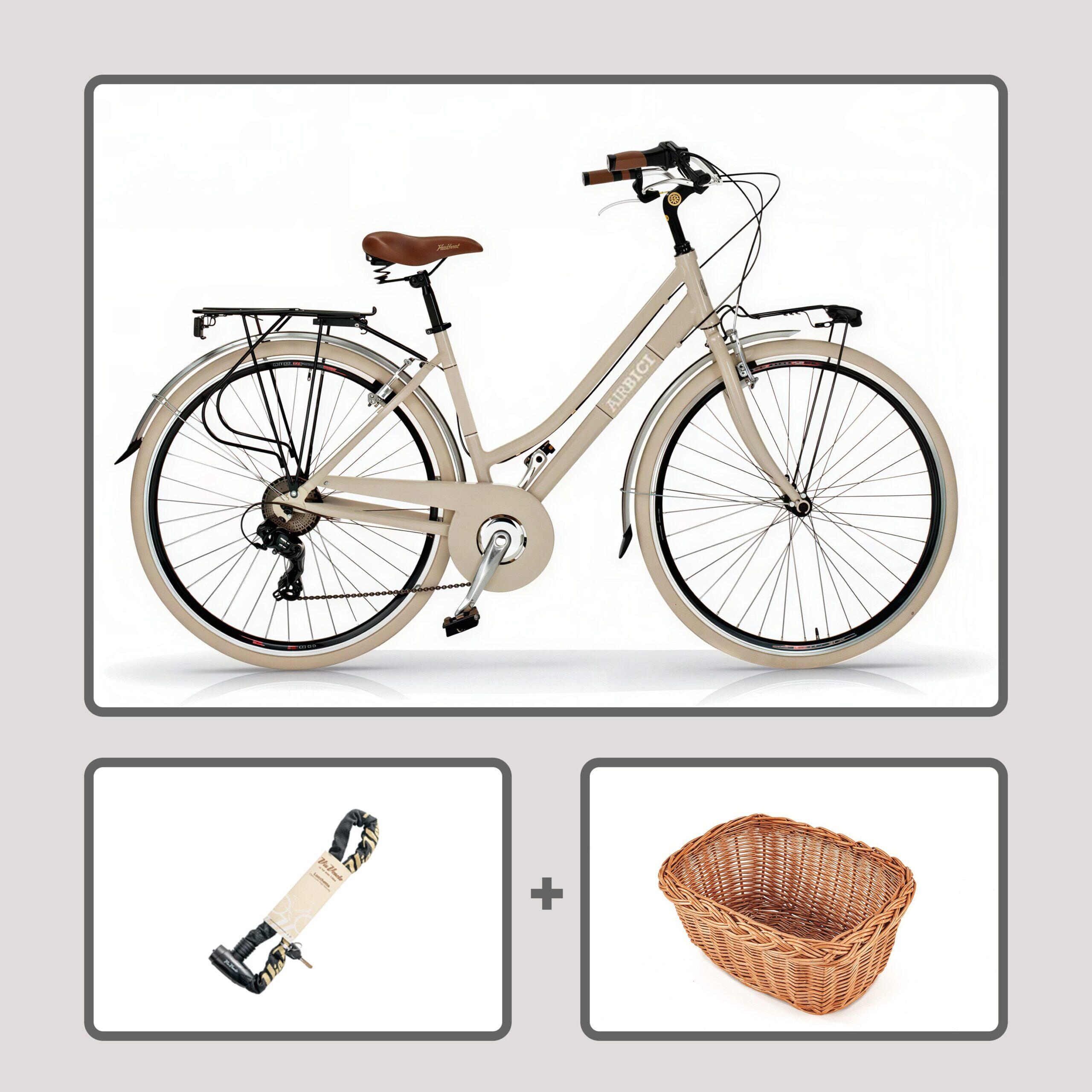 Rower miejski Airbici Elegance Lady 28”, 6-biegowy