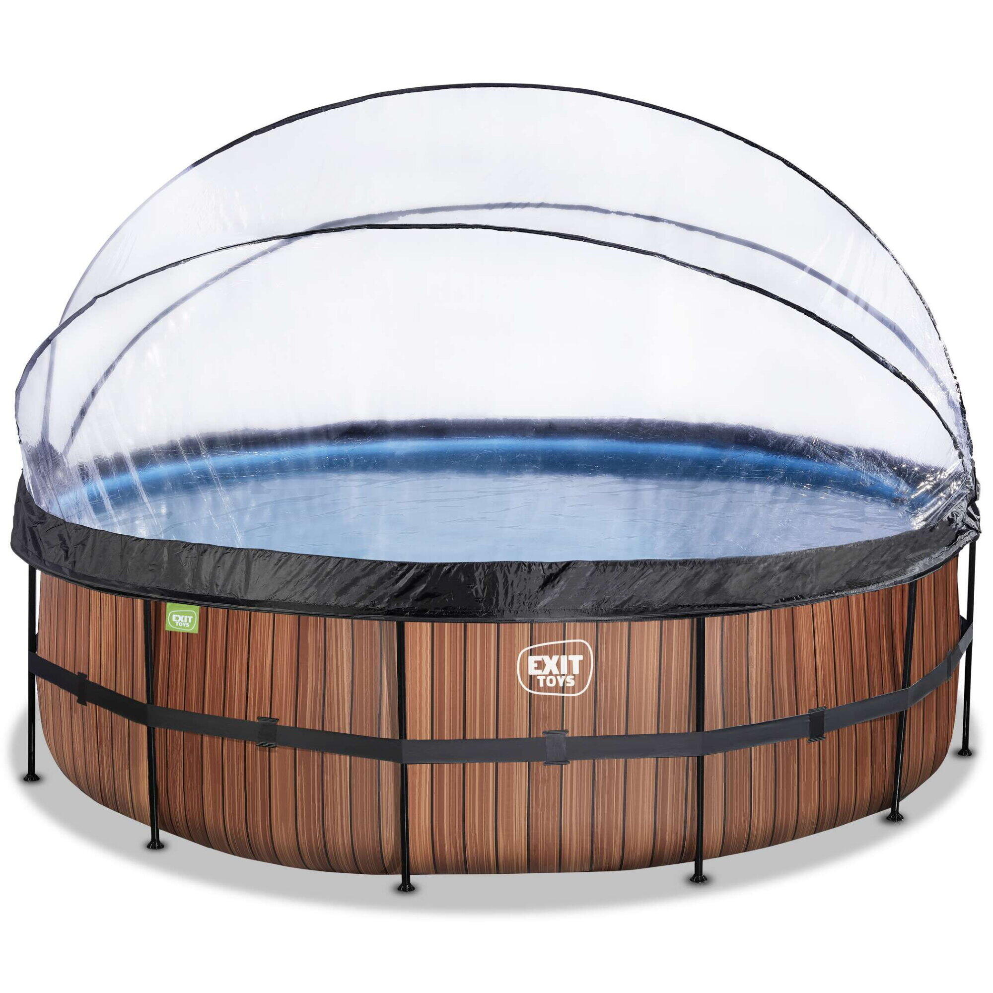 Piscine couverte ø488x122cm avec pompe filtrante à sable 2/7