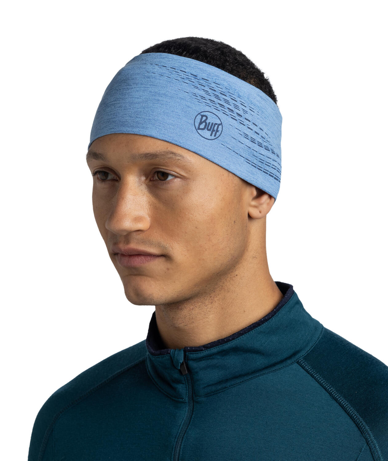 Fita para a cabeça Buff DryFlx Azul Unissexo 2/6