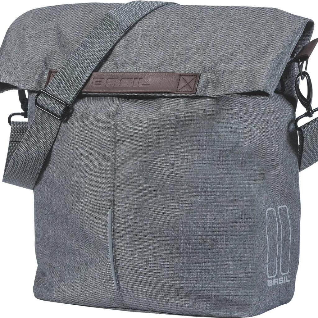 Luggage carrier Side bag City Shopper gray
