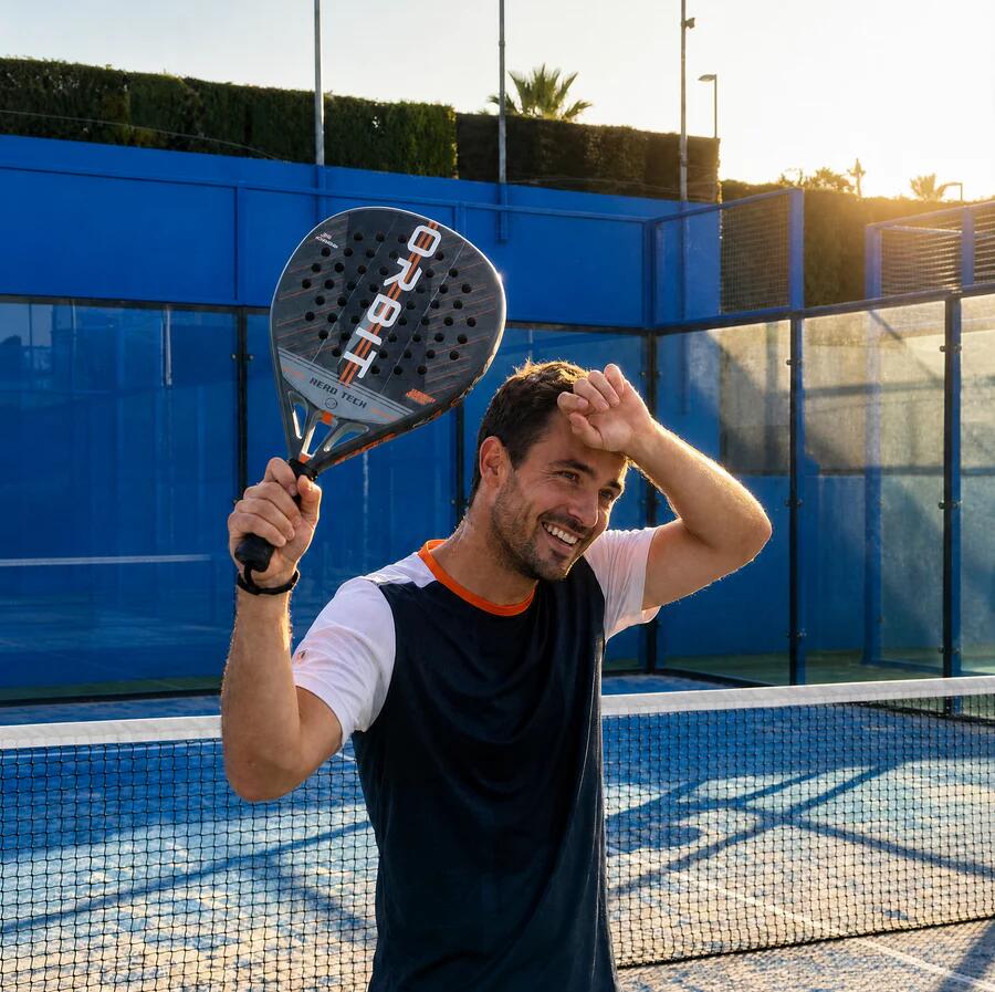 Unissexo Raquete de Padel Redonda 100% Carbono Controlo Drift 8/8