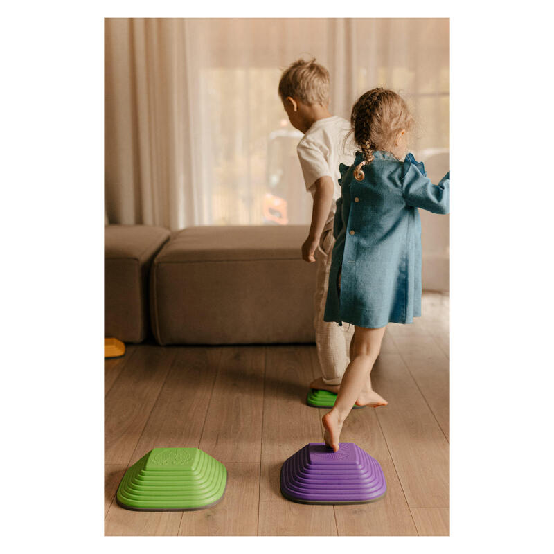 Copii Pietre de Echilibru Senzoriale Traseu Aplicat Step Set 6 buc Lemn