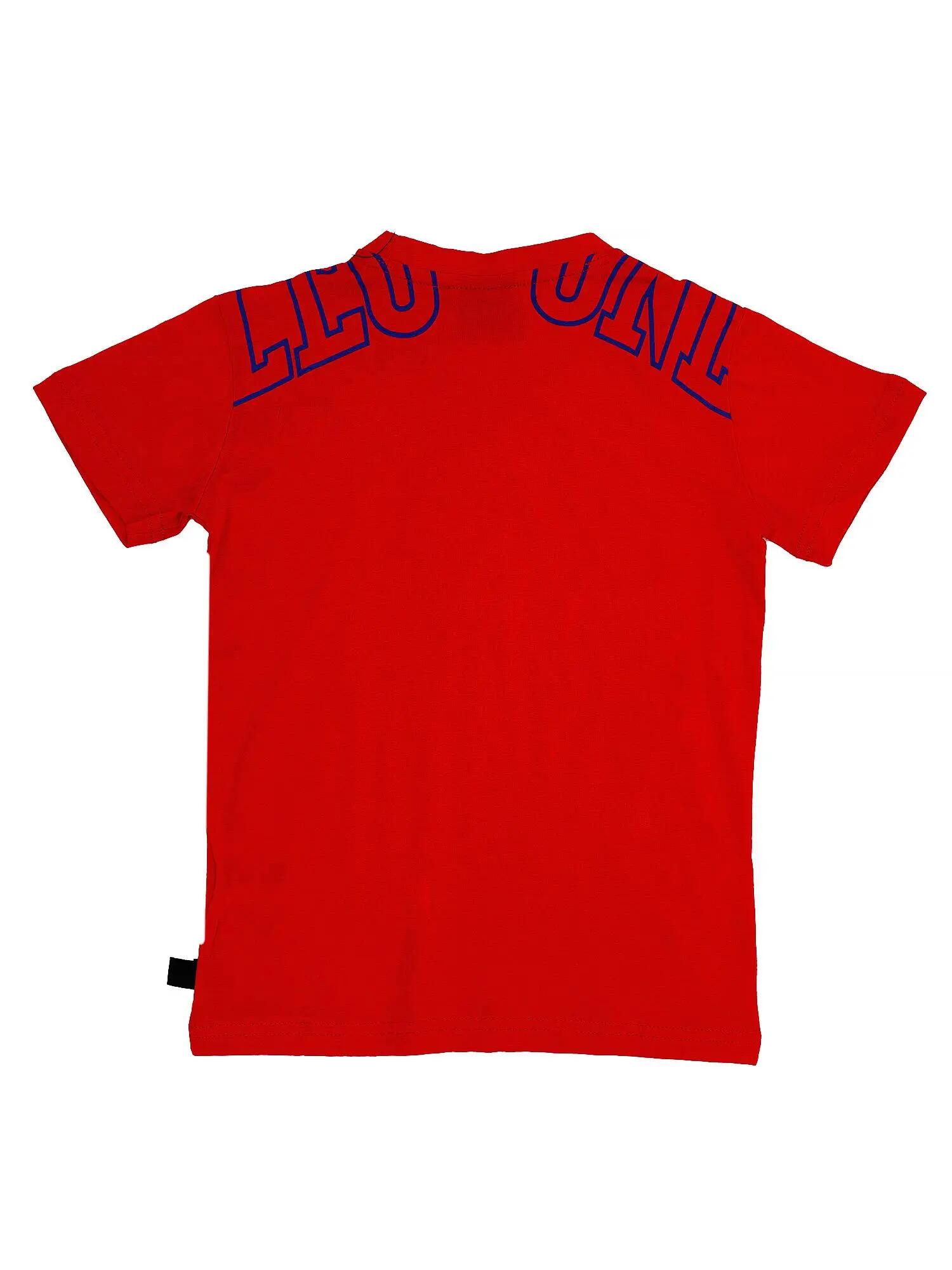 T-shirt a maniche corte da bambino logo grande New Sporty 2/2