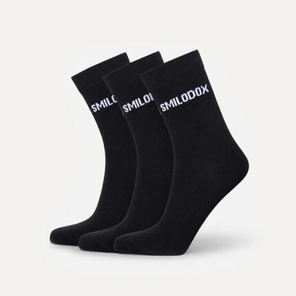 Unisex Classic Socken 3er Pack 3x Business Socken Schwarz