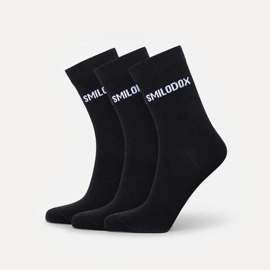 Unisex Classic Socken 3er Pack 3x Business Socken Schwarz