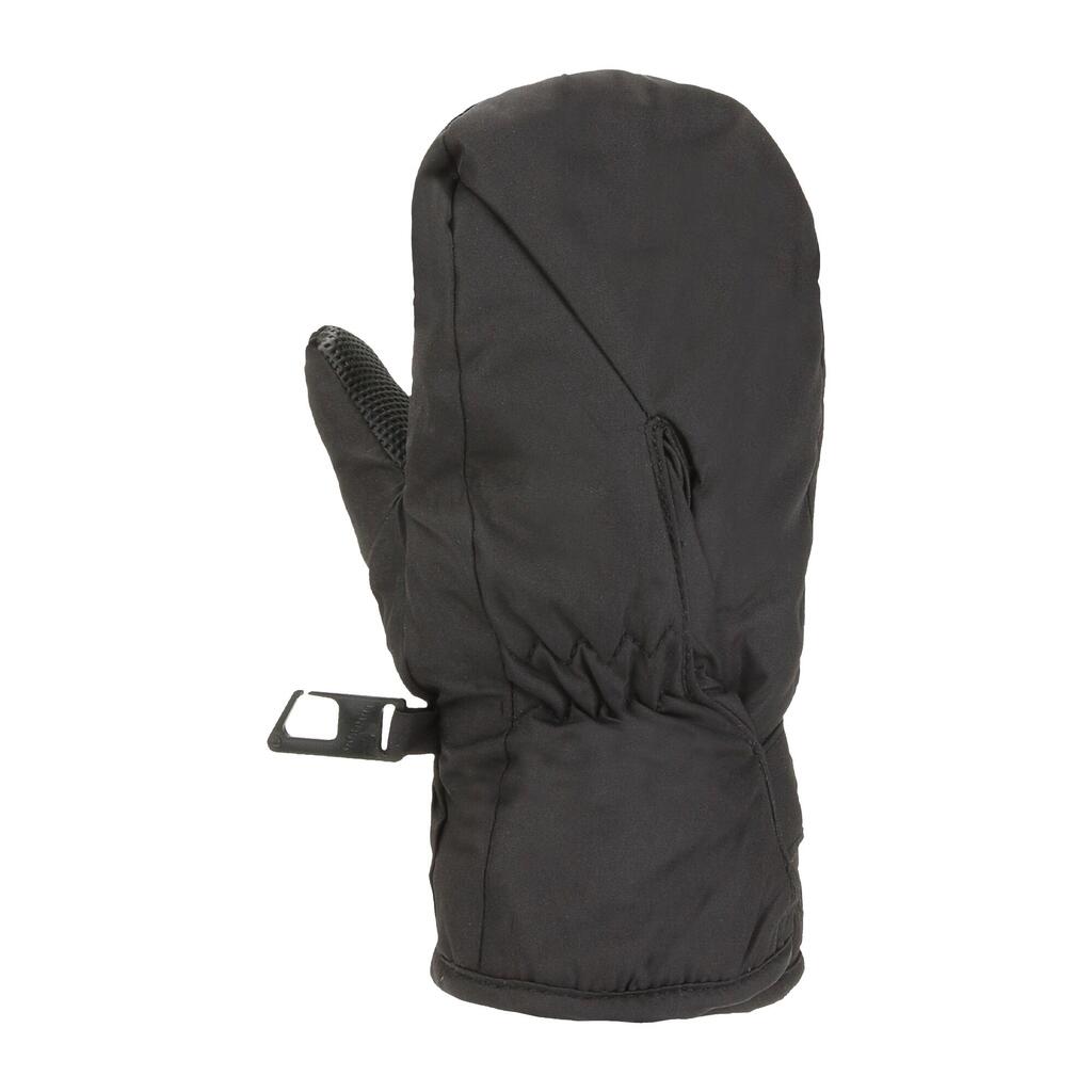 BABY MITTENS WRAP AROUND BLACK