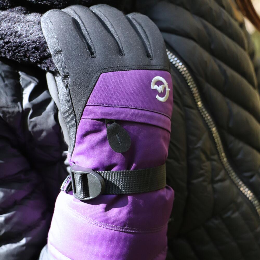 STOMP Junior-Handschuhe PURPLE/BLACK. 6/6
