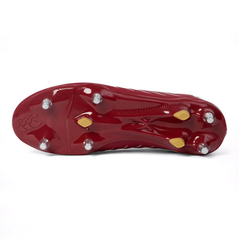 Ghete de rugby Canterbury Phoenix 2.0 Pro SG Roșu și bej
