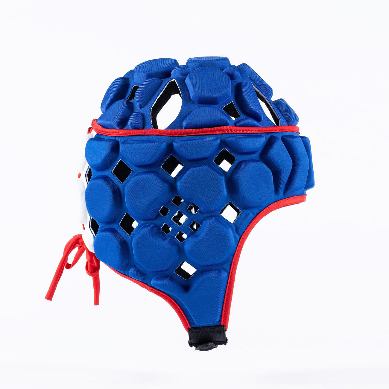 Casque de rugby Junior Gilbert Octane Bleu roi et rouge 3/5