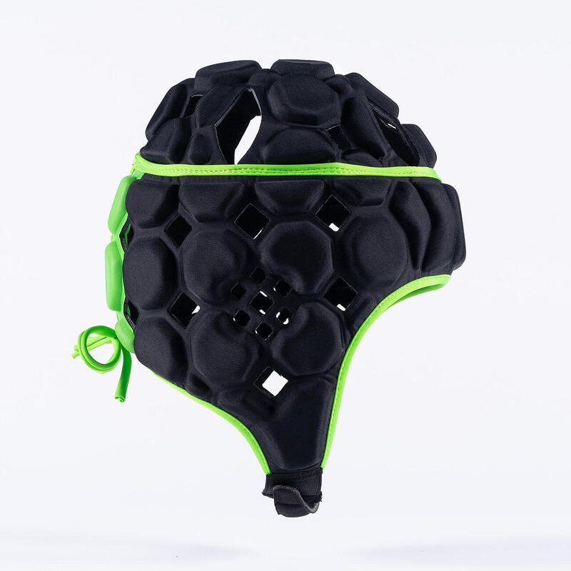 Casca de rugby Gilbert Octane Negru și verde