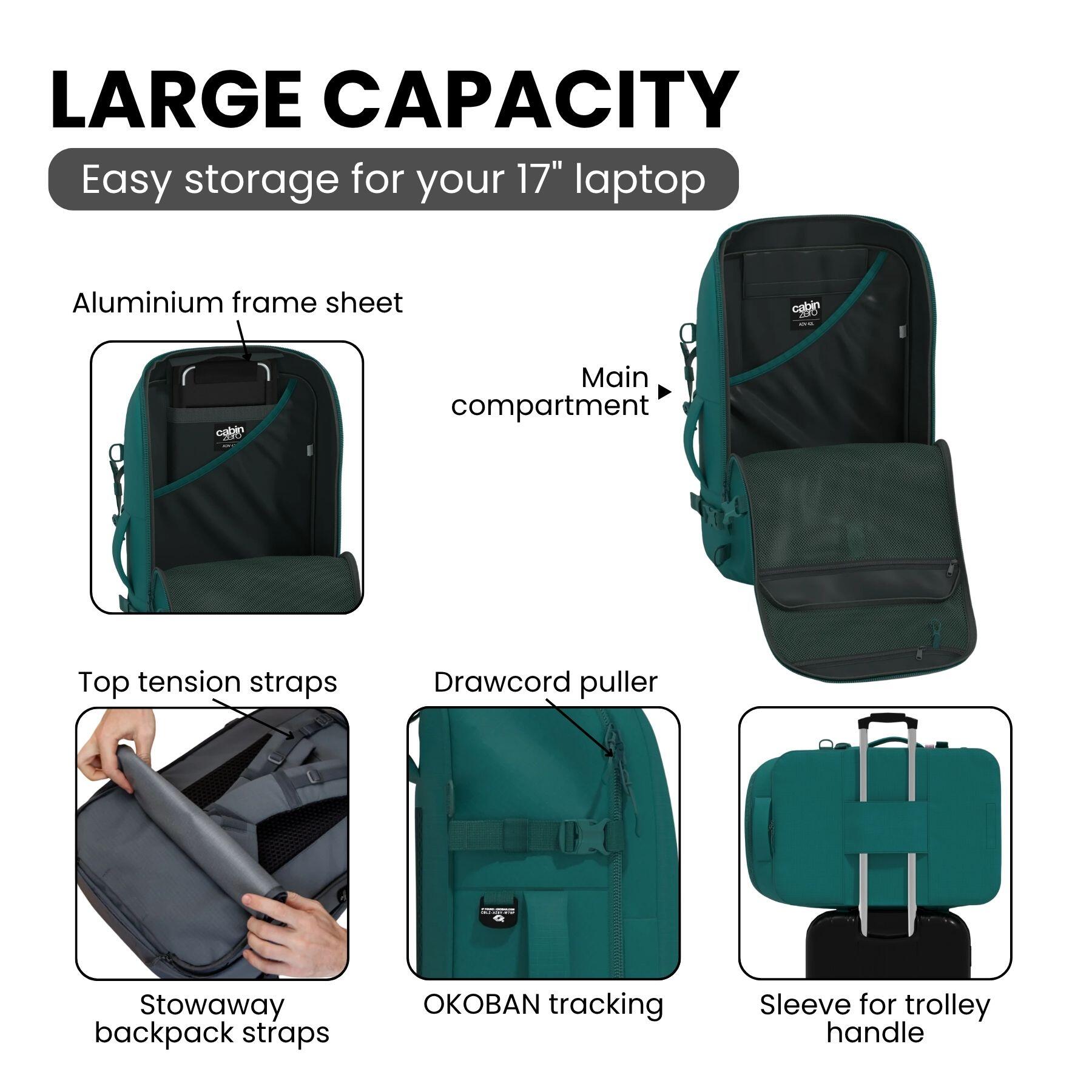 Cestovní batoh CabinZero Adventure 42 l 2/15