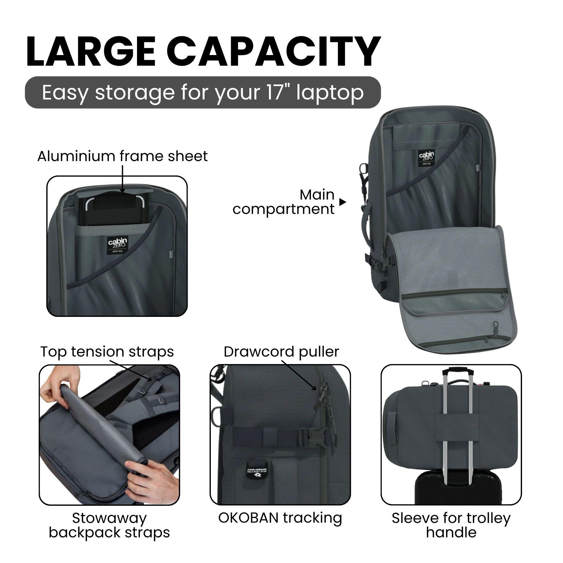 Cestovní batoh CabinZero Adventure 42 l 2/15