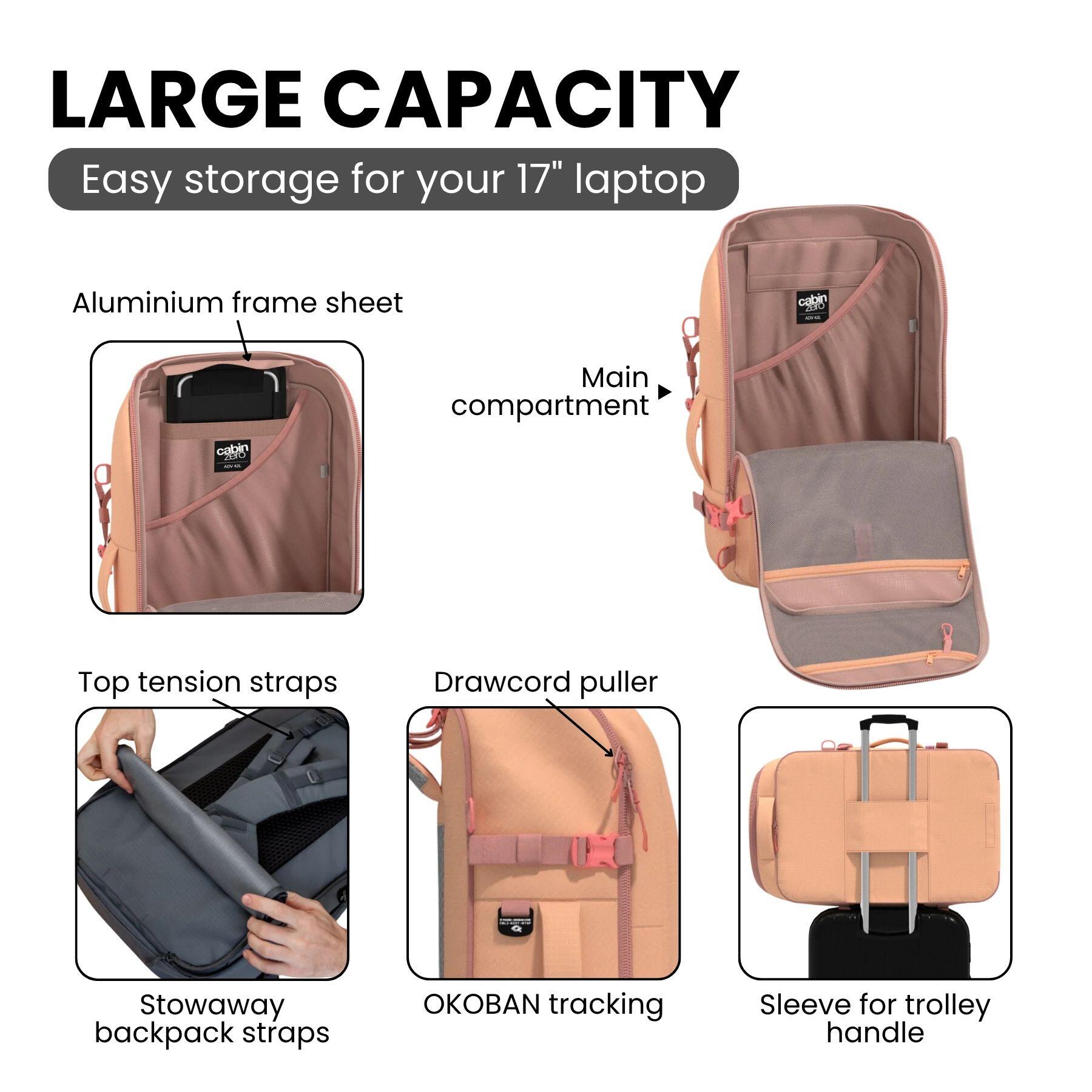 Cestovní batoh CabinZero Adventure 42 l 2/15