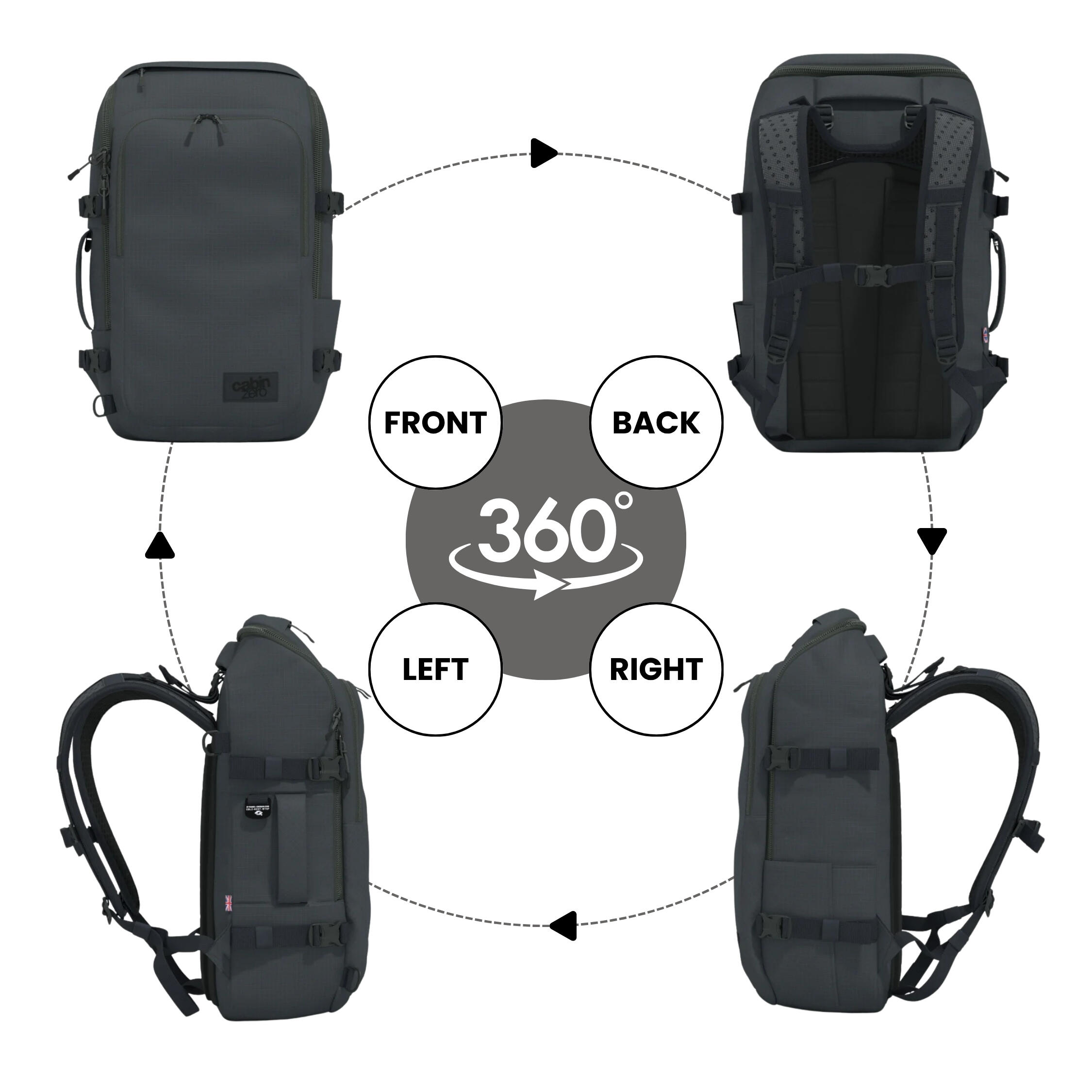Plecak podróżny do samolotu CabinZero ADV Pro Backpack 32 L - sunny day 4/7