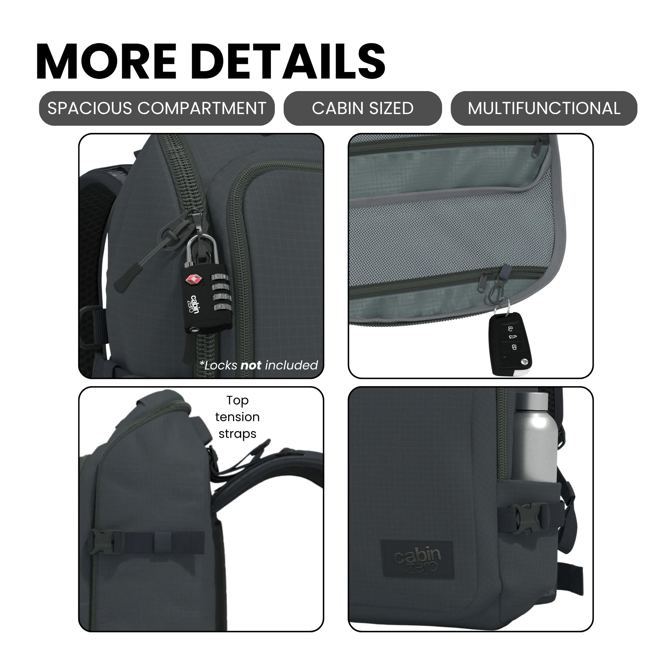 Plecak torba podróżna CabinZero ADV Pro 32 L AD051 3/7
