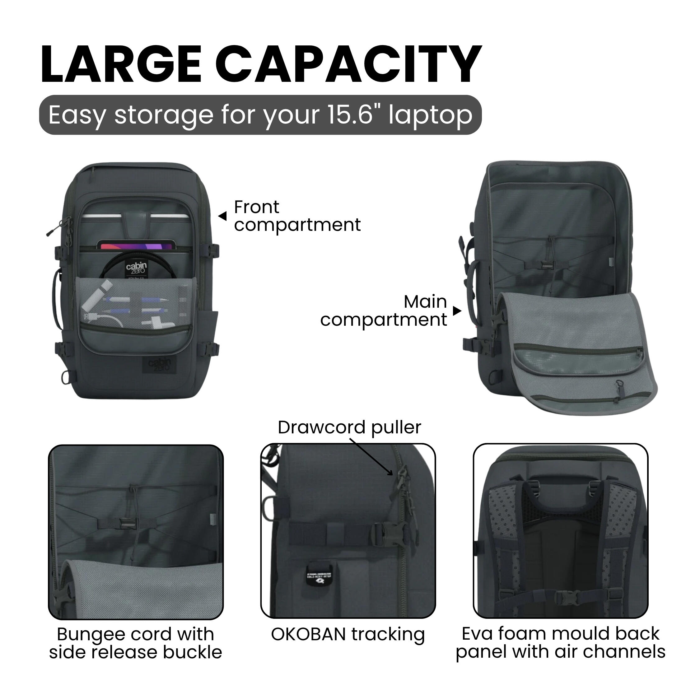 Plecak torba podróżna CabinZero ADV Pro 32 L AD051 2/7