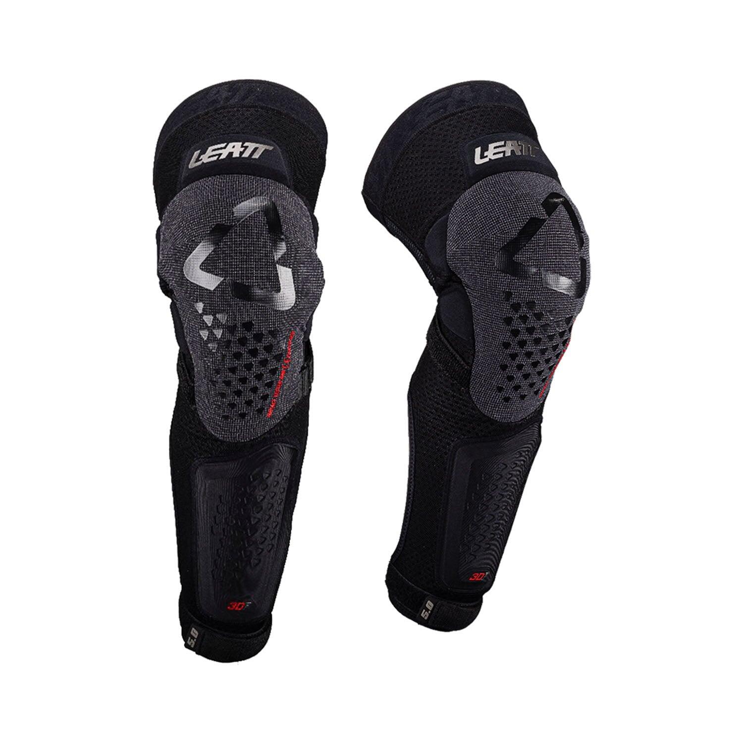 Ochraniacze rowerowe na kolana i piszczele dziecięce Leatt 3DF 5.0 Evo EXT black 1/6
