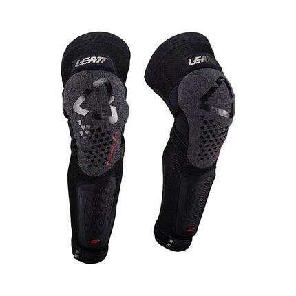 Ochraniacze rowerowe na kolana i piszczele dziecięce Leatt 3DF 5.0 Evo EXT black