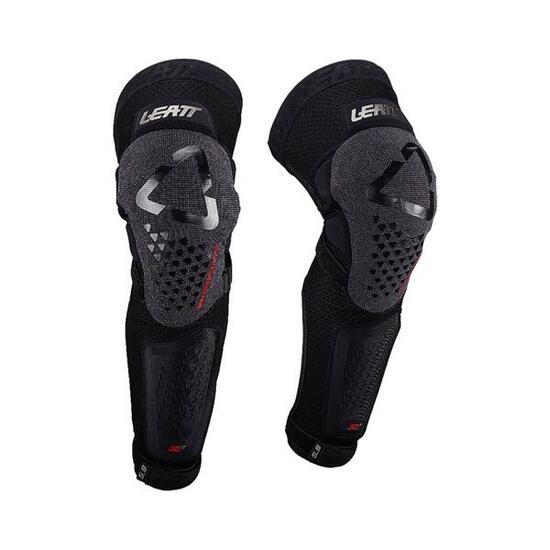 Ochraniacze rowerowe na kolana i piszczele dziecięce Leatt 3DF 5.0 Evo EXT black