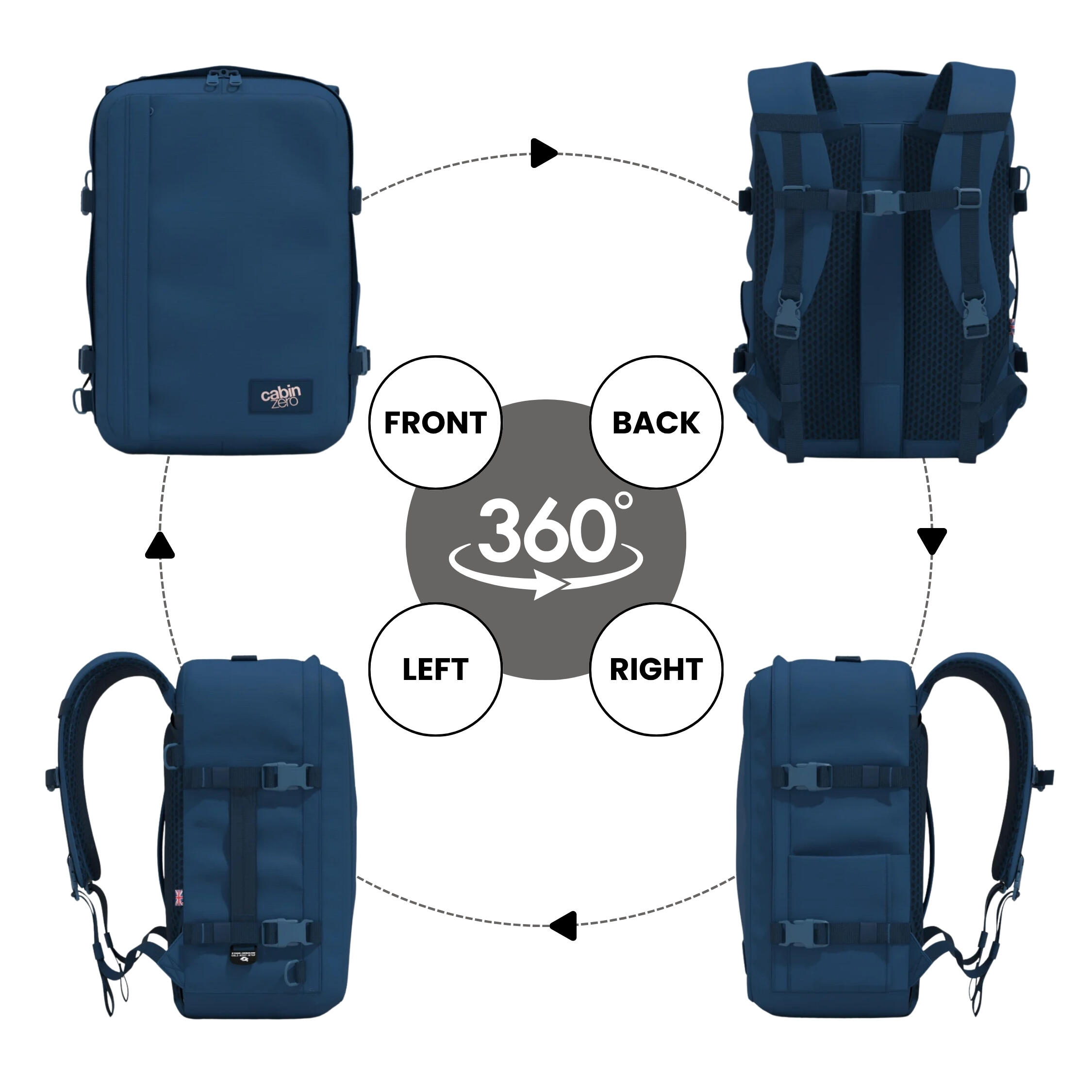 Batoh do letadla CabinZero Classic Plus 32L 4/12