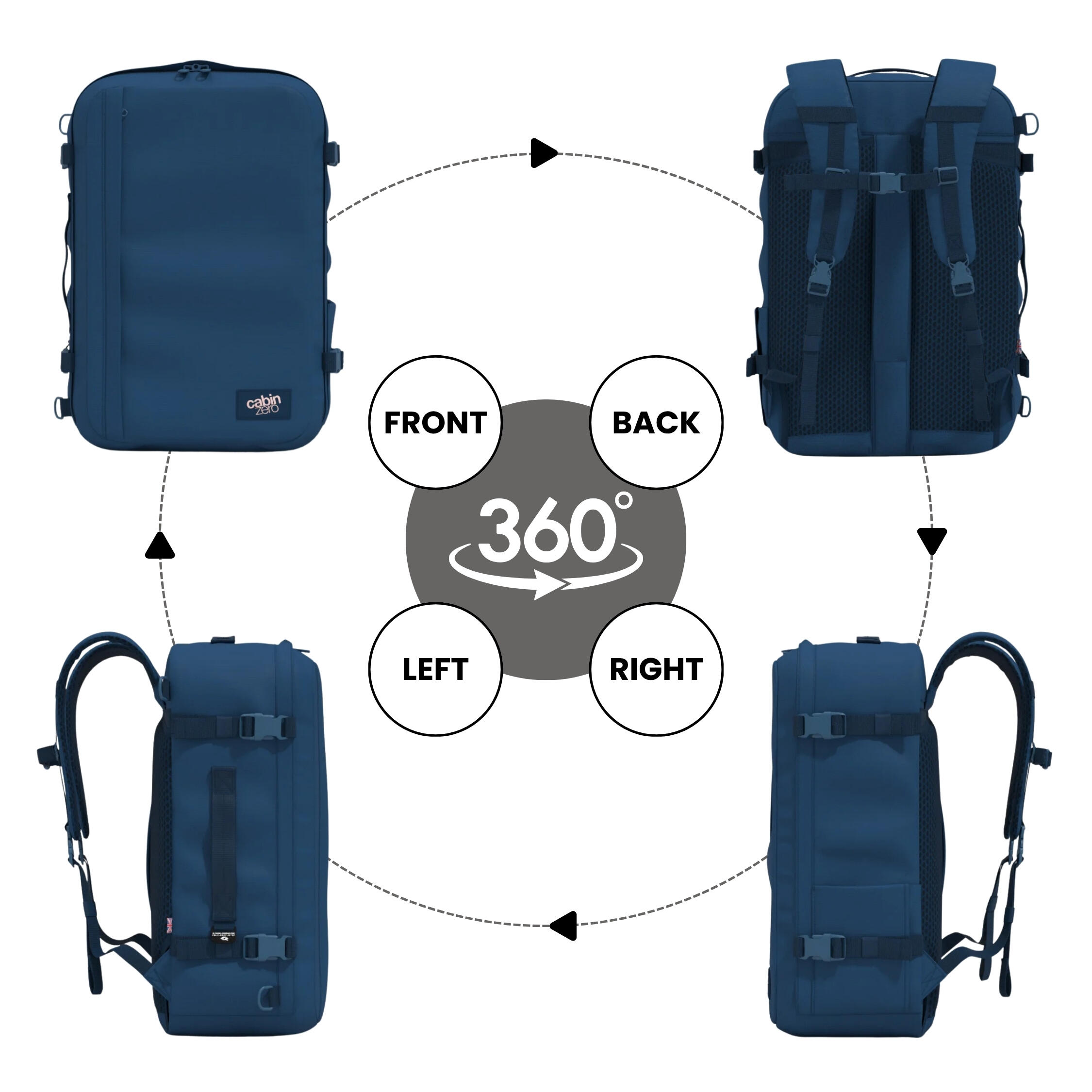 Plecak torba podręczna CabinZero Classic Plus 42 L CZ25 4/7
