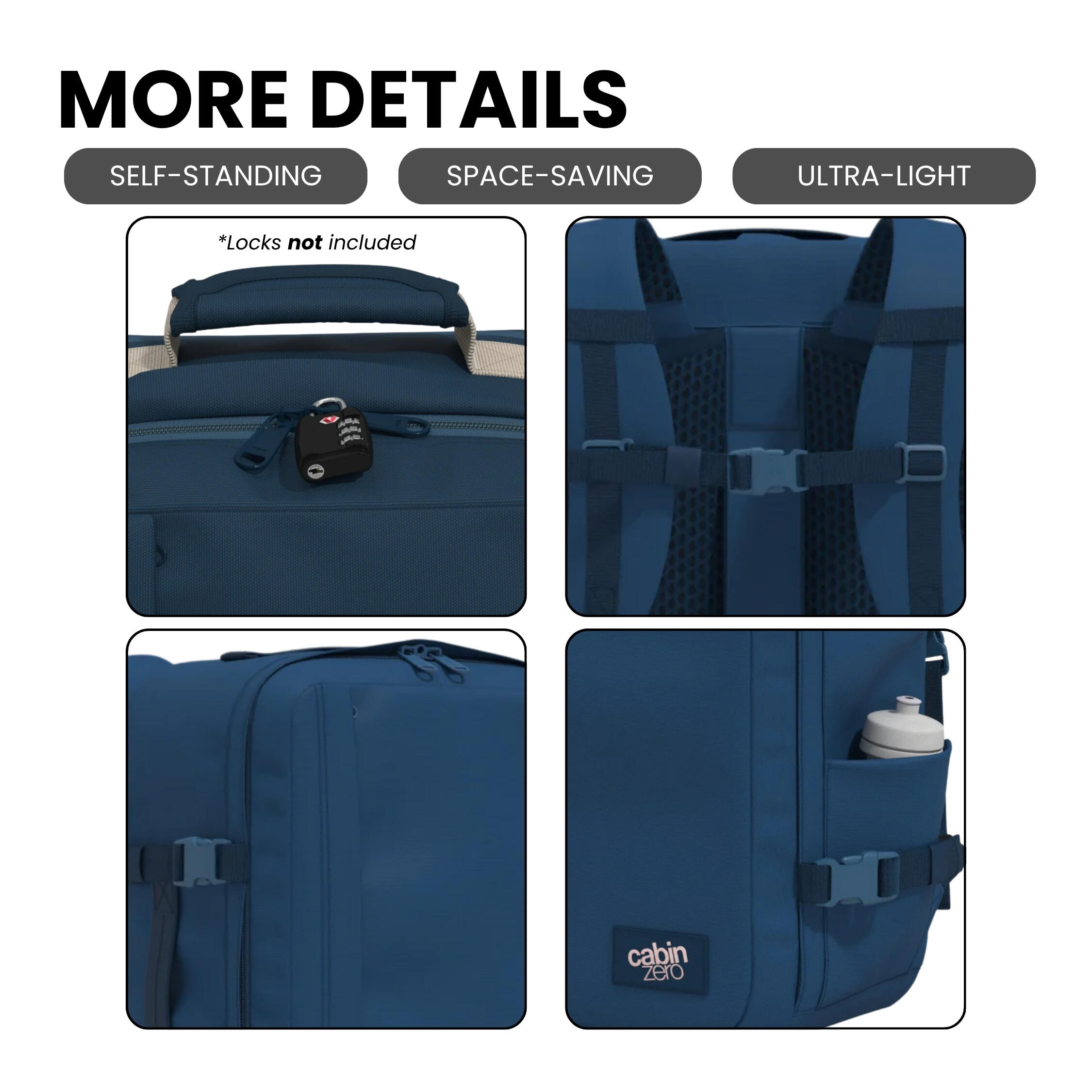 Plecak torba podręczna CabinZero Classic Plus 42 L CZ25 3/7