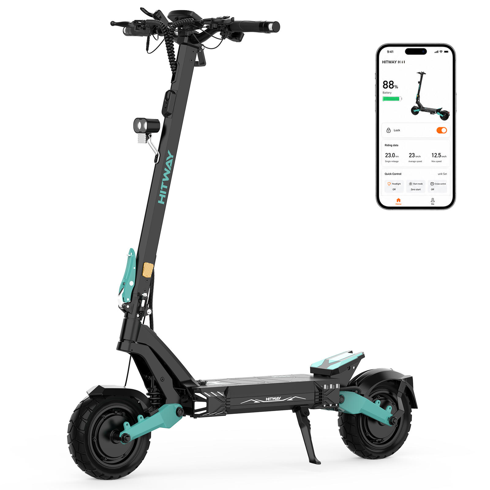Trotinete Elétrica Duplo Motor Até 100 Km H11