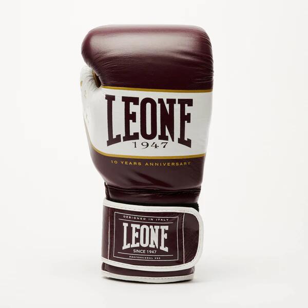 Leone1947 Guantes de Boxeo SHOCK X burdeos 14oz 10/15