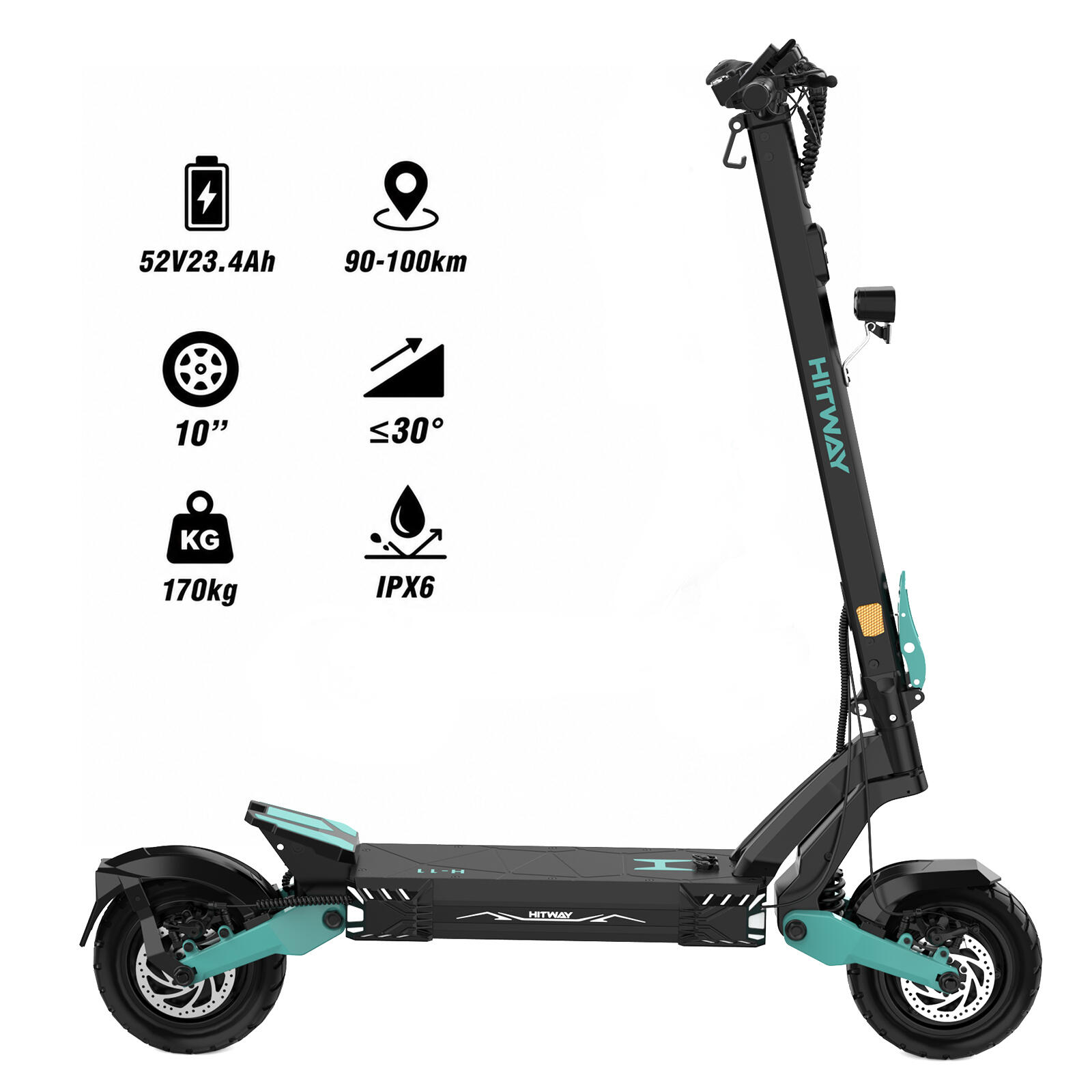 Patinete Eléctrico Doble Motor Hasta 100 Km H11 4/7