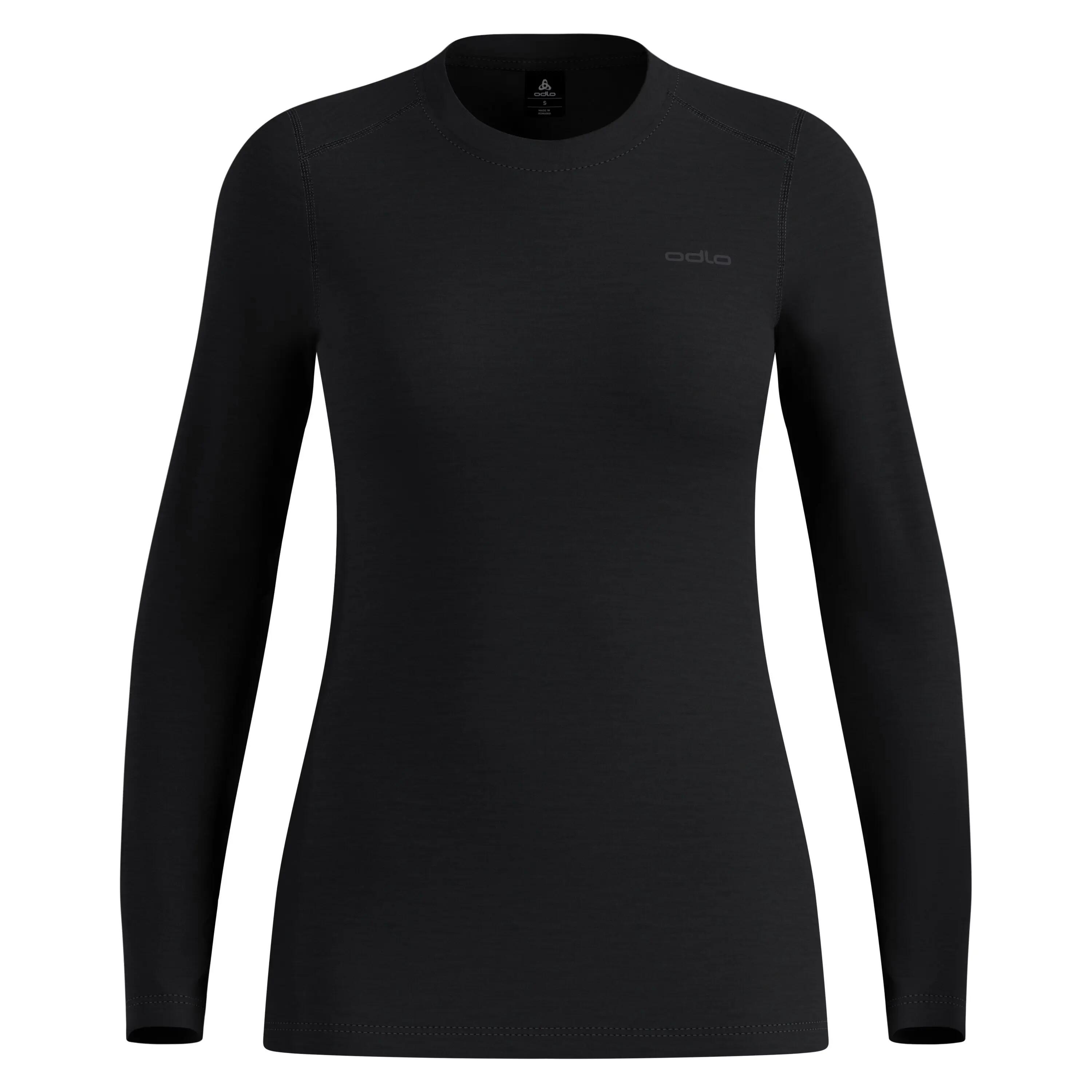 Koszulka termoaktywna z długim rękawem damska ODLO Merino 160 BL Top Crew Neck 7/8