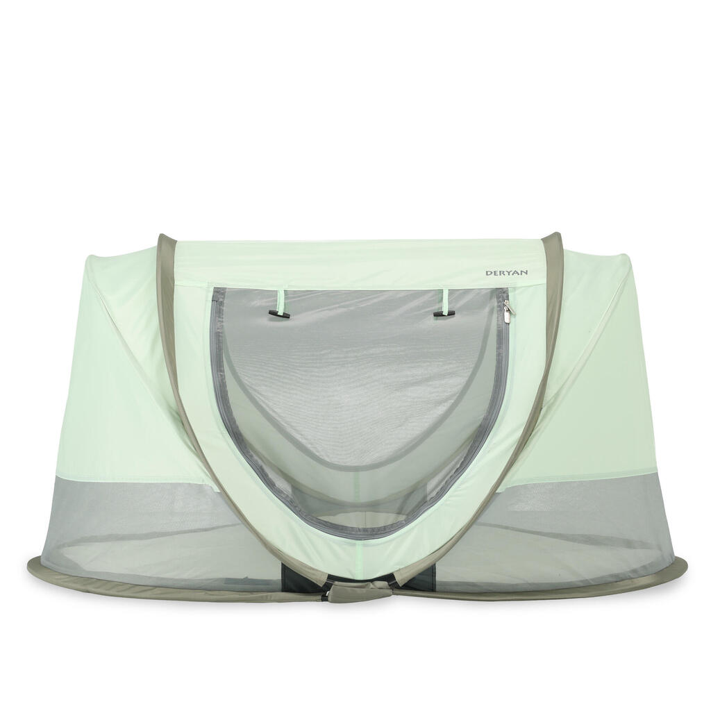 Deryan Scott Camping Bed - Baby Tent - Anti-UV 50+ - Toddler Bed - Green