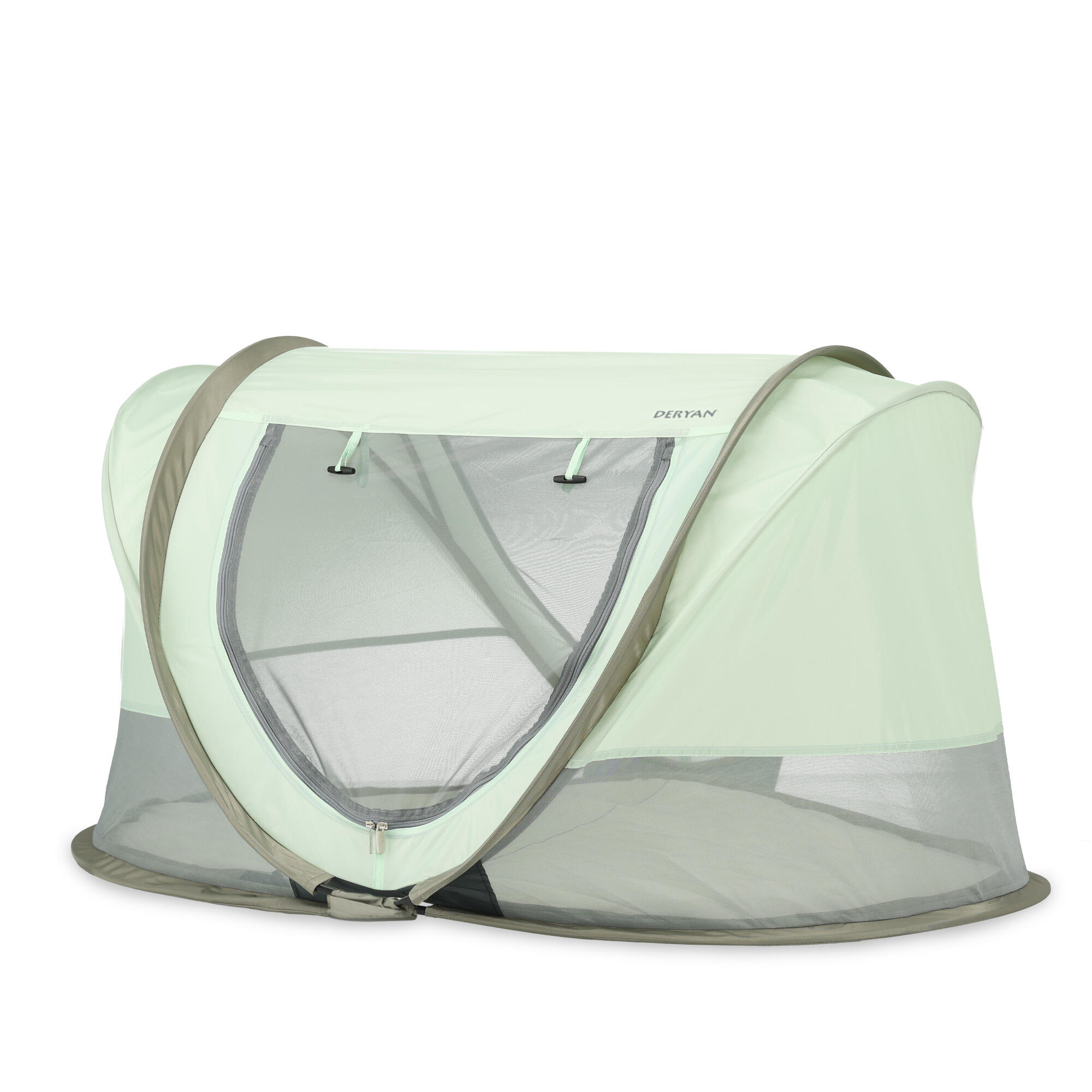 Deryan Scott Campingbedje - Baby Tent - Anti-UV 50+ - Peuterbed - Groen 4/7