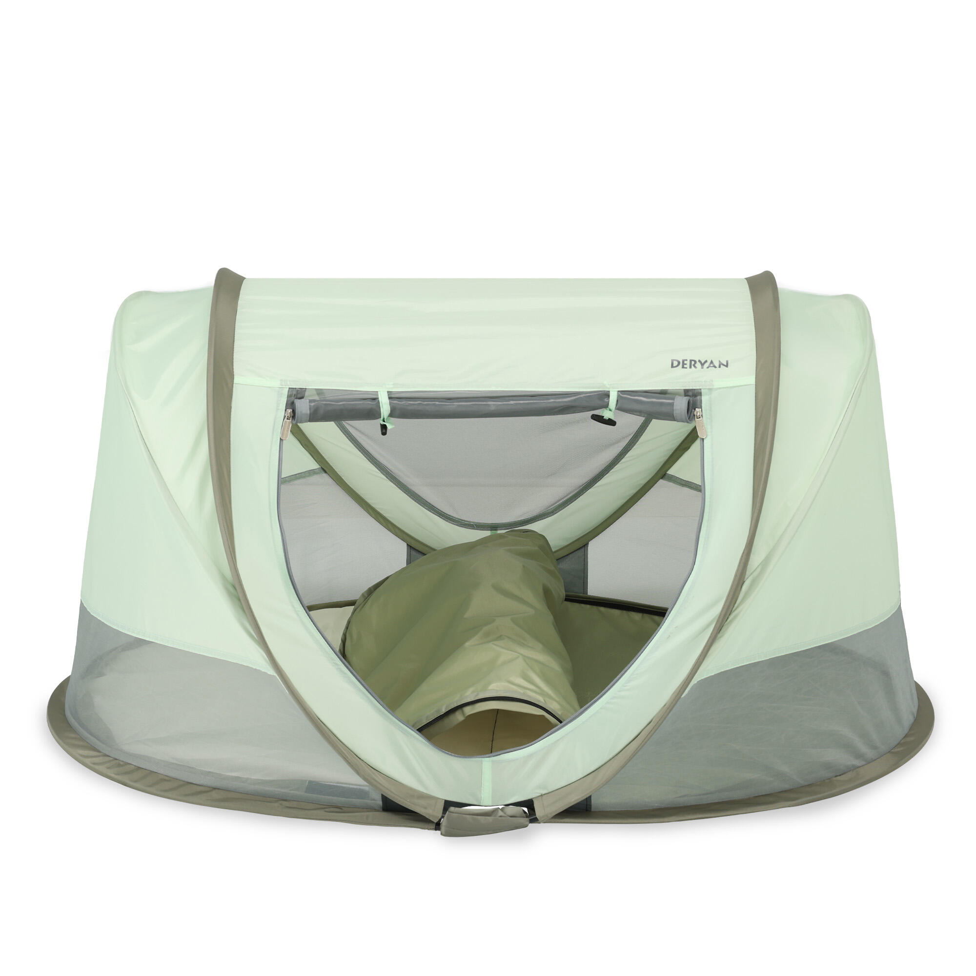 Deryan Scott Campingbedje - Baby Tent - Anti-UV 50+ - Peuterbed - Groen 2/7