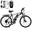 Bicicletă Electrică pentru Adulți 26" E-Bike, 30-50 km, RCB-RK15