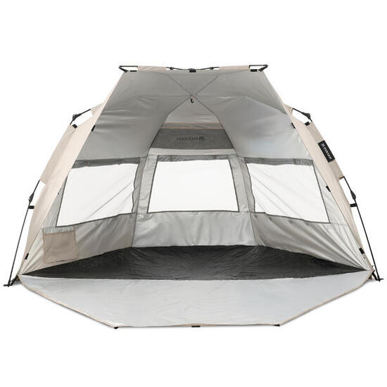 Tente de plage Pop Up Up To Go - Légère - Protection UV 50+ - Argent