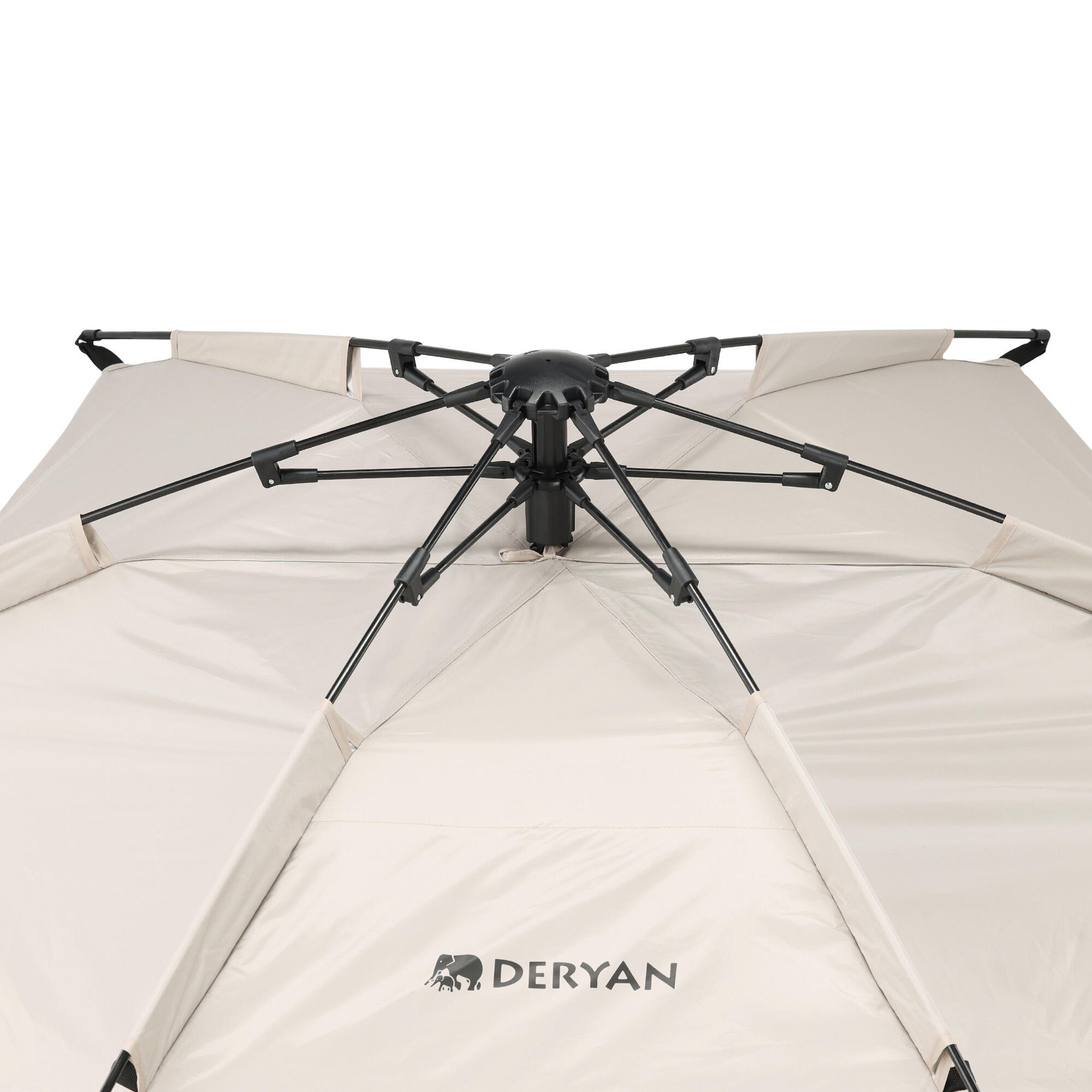 Deryan Up To Go Pop Up Strandzelt - Anti-UV 50+ - Silber 6/7