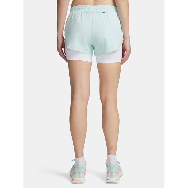 Pantaloni scurți de alergare pentru femei Under Armour Velociti Pro 4" 2N1