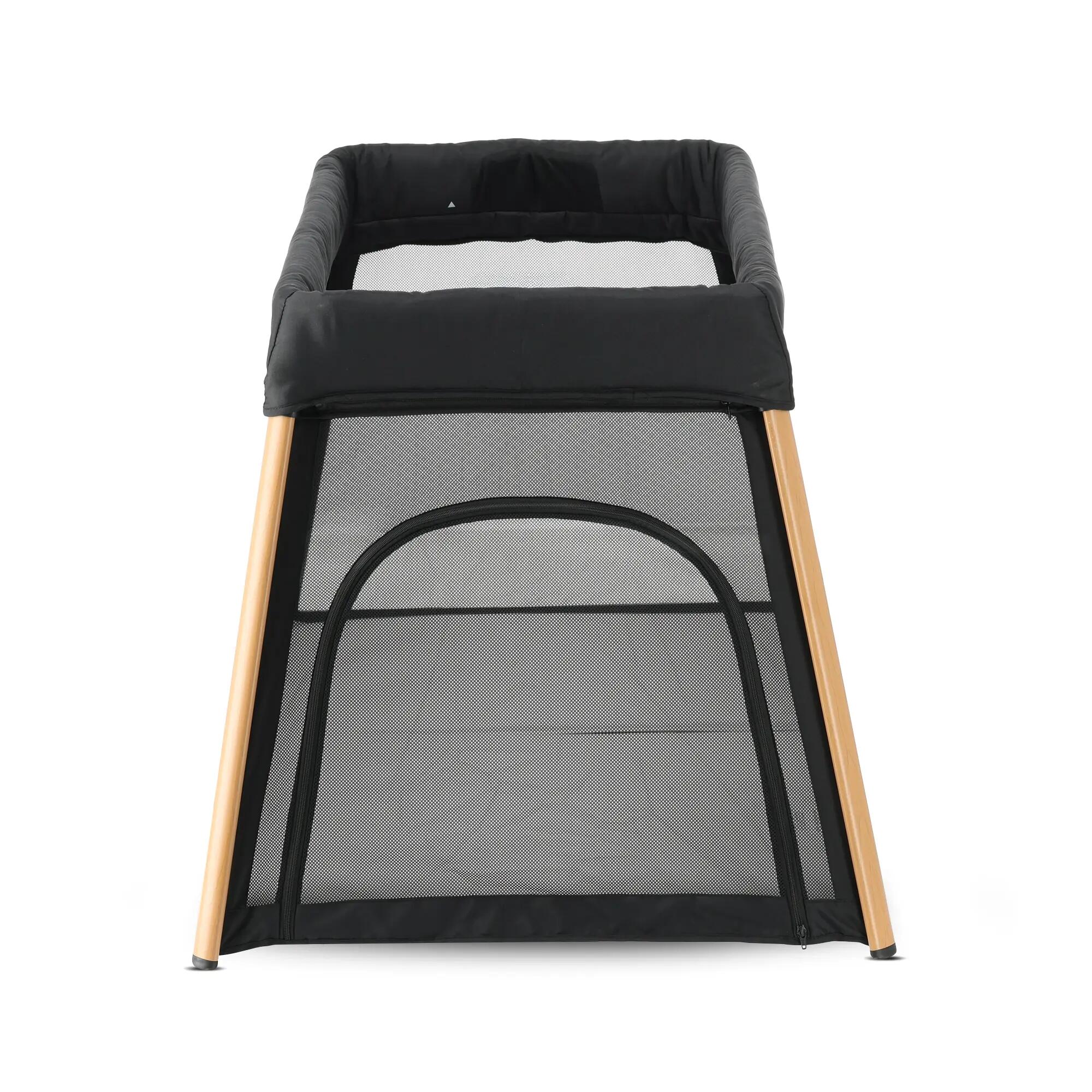 eryan 2-in-1 Kinderbett und Laufstall - Inklusive Stoßstange - Holzoptik 4/8