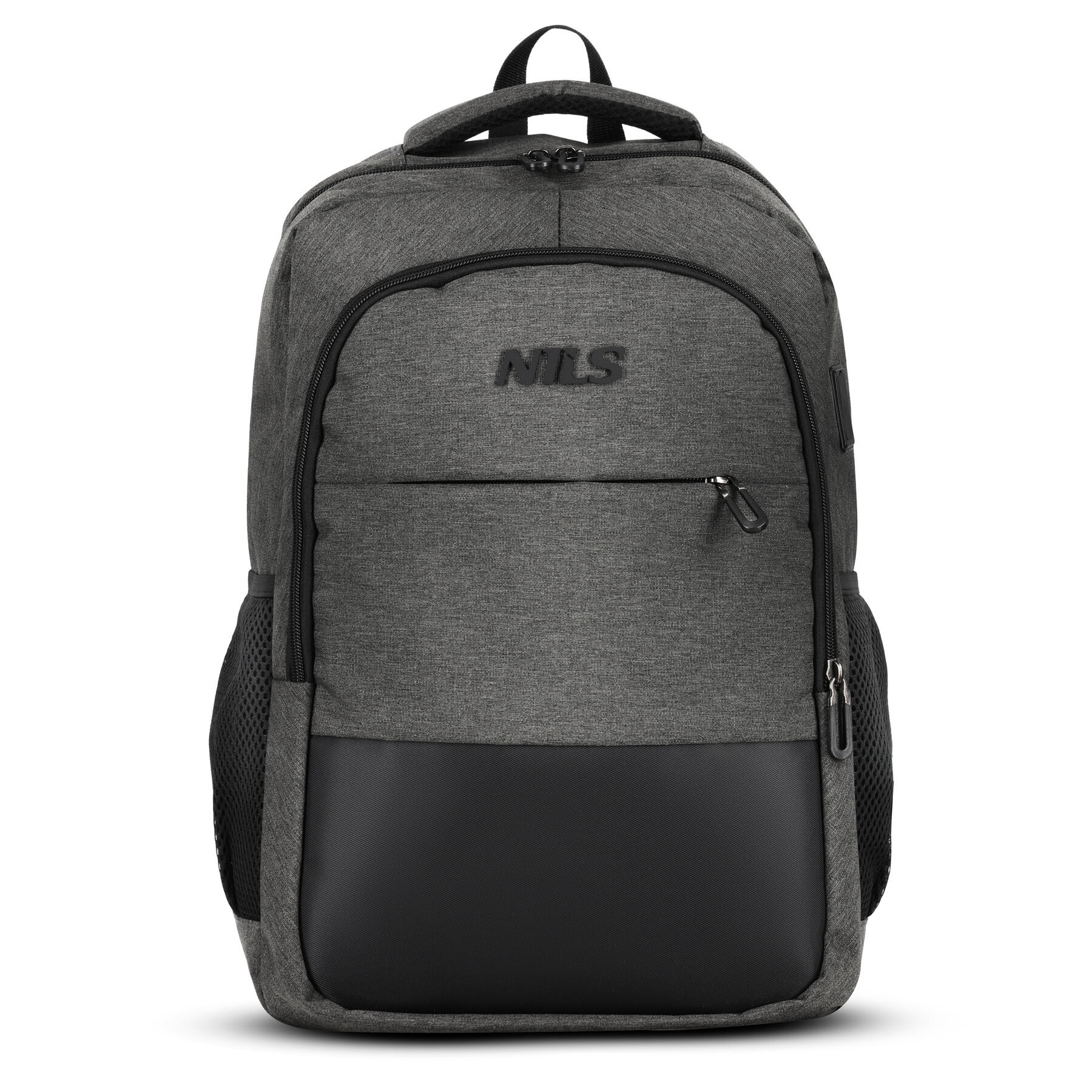 NC4503 PLECAK MIEJSKI Z USB SZARY NILS 6/7
