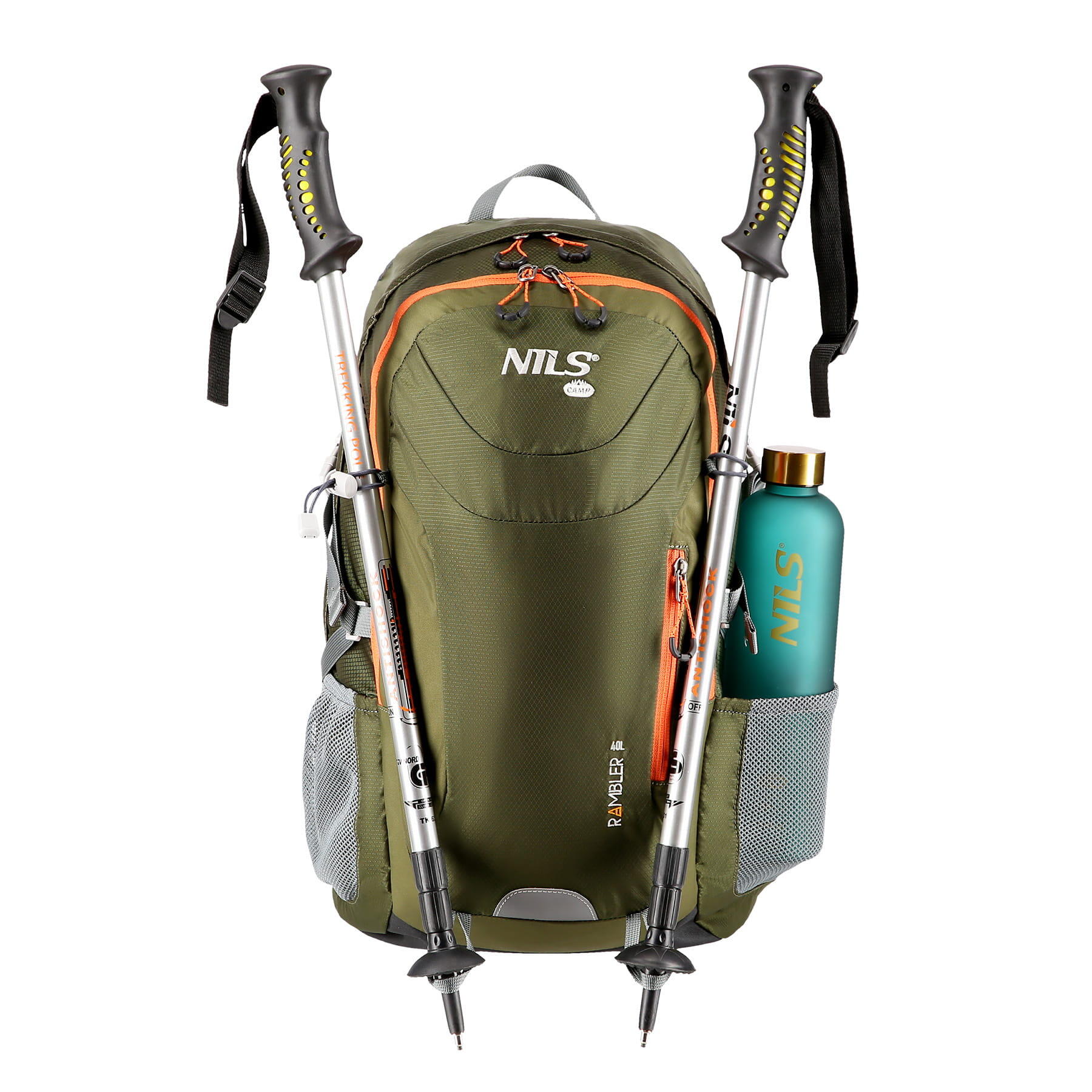 Sac à dos Rambler 40L avec ventilation, housse pluie NILS CAMP NC1917 9/15