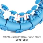 Hula Hoop Reglabil cu Greutate și Masaj 360° HMS HHW01