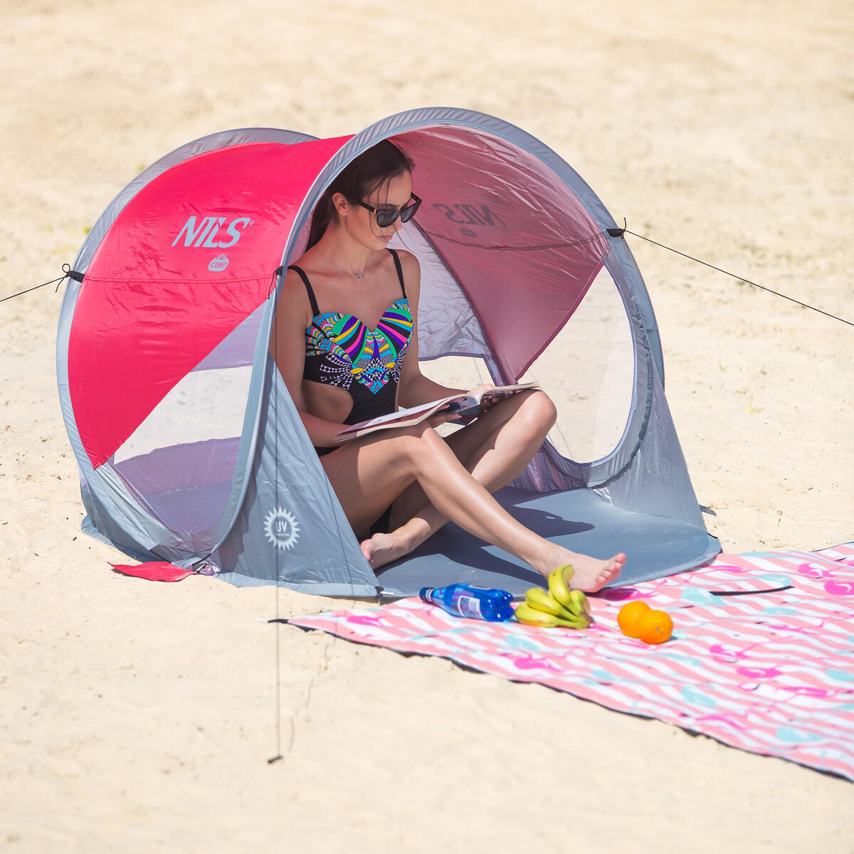 Namiot plażowy samorozkładający Nils Camp NC3142 7/7